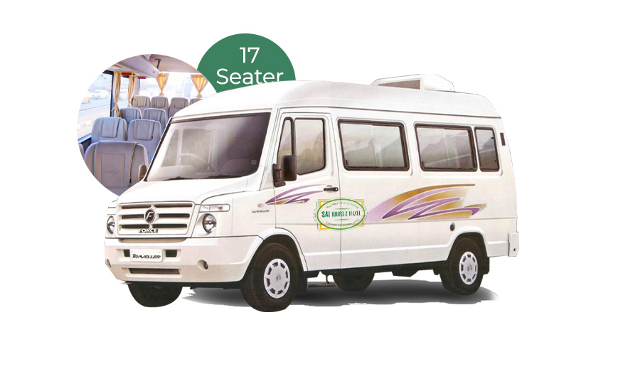 17 Seater Tempo Traveller (2+1)